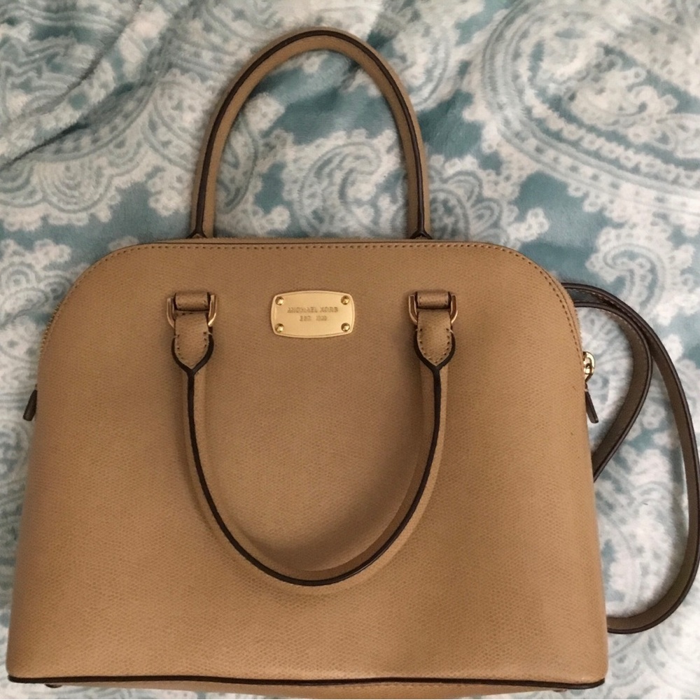 Michael Kors EMMY Dome Satchel Bag Purse EUC